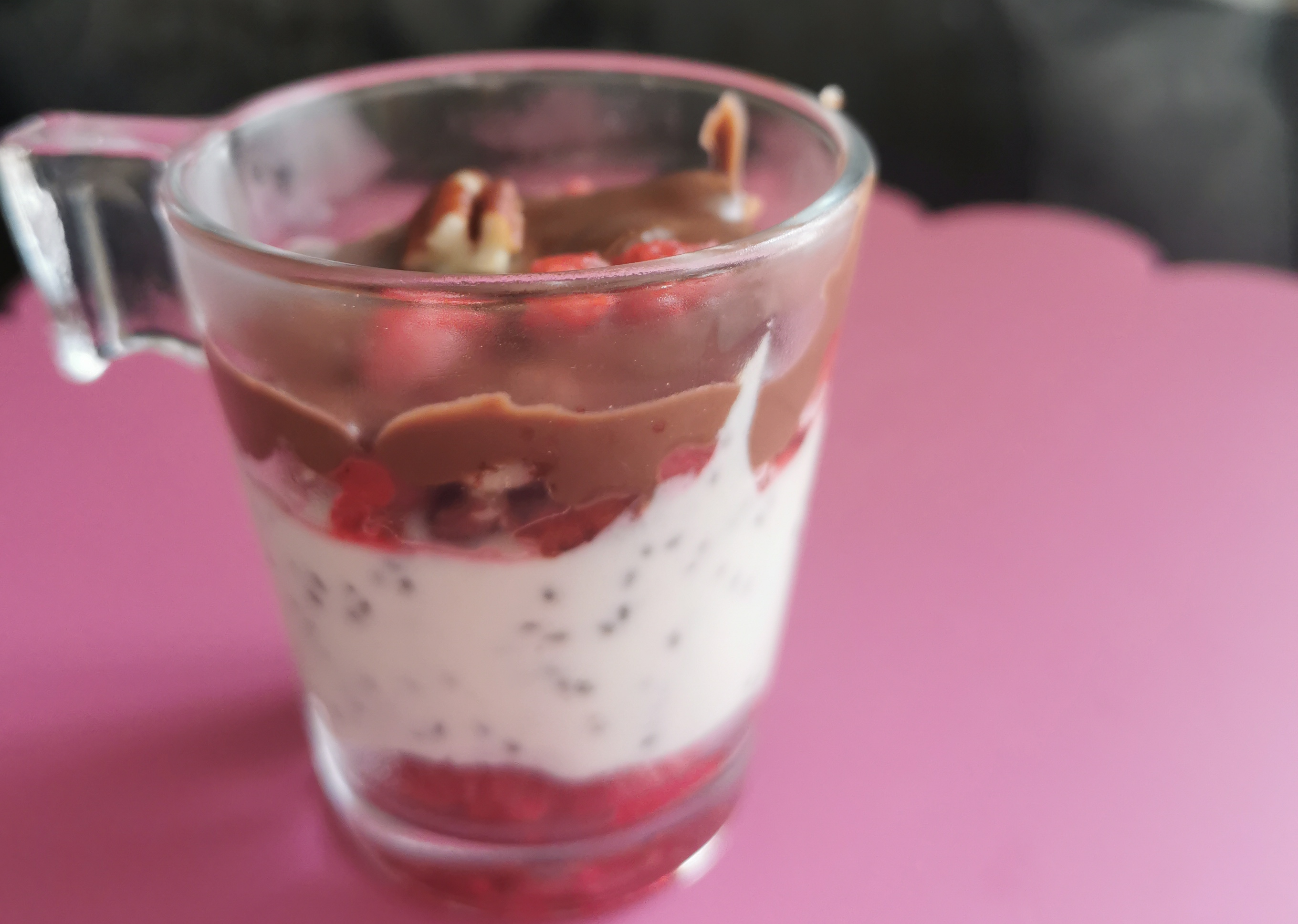 Chia raspberry dessert | Kanso by Dr. Schär